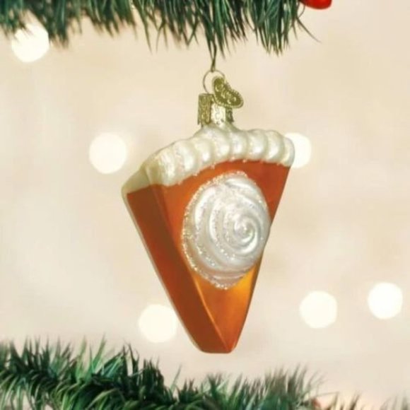 Pumpkin Pie Slice Old World Christmas Ornament - Picture 1 of 1